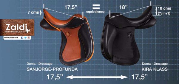 saddle seat size deep seat